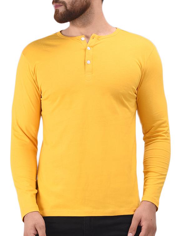 yellow cotton t-shirt - 15584705 - Zoom Image - 0