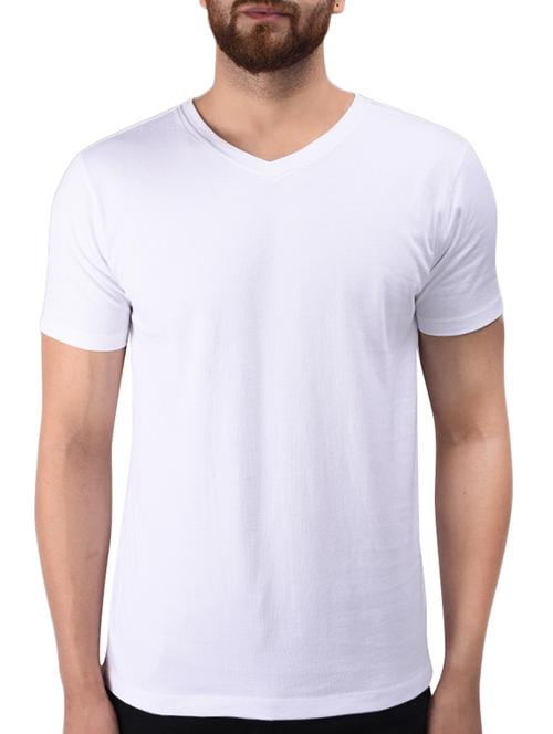 white cotton t-shirt - 15584713 -  Standard Image - 0
