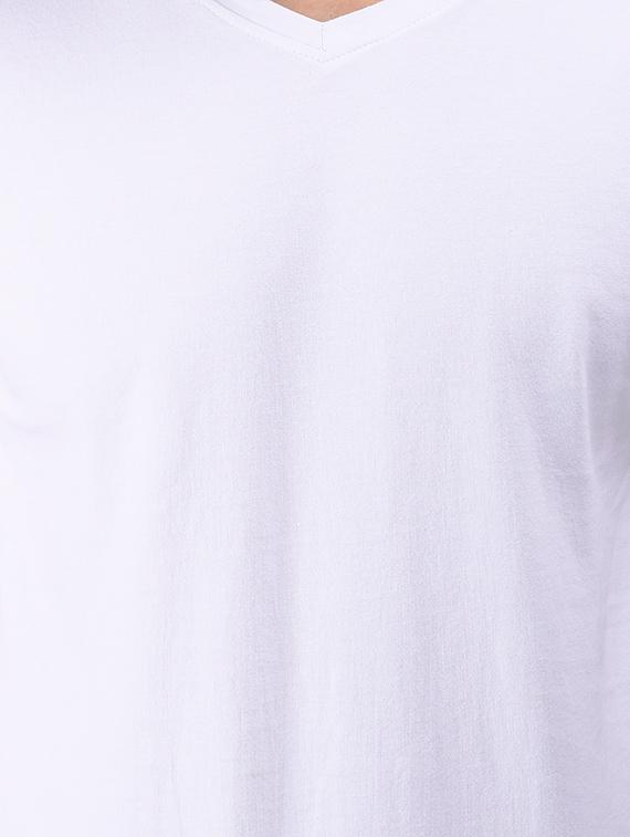 white cotton t-shirt - 15584713 - Standard Image - 3
