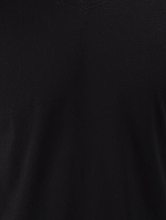 black cotton t-shirt - 15584714 - Standard Image - 3