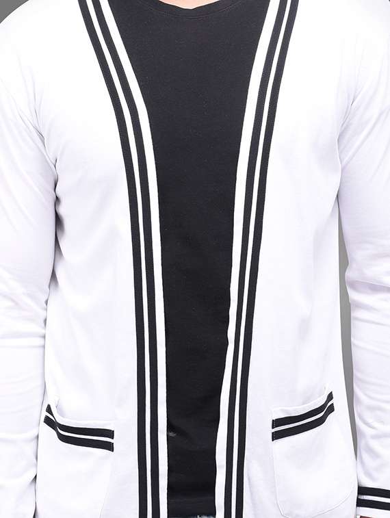 white cotton shrug - 15586529 - Standard Image - 3