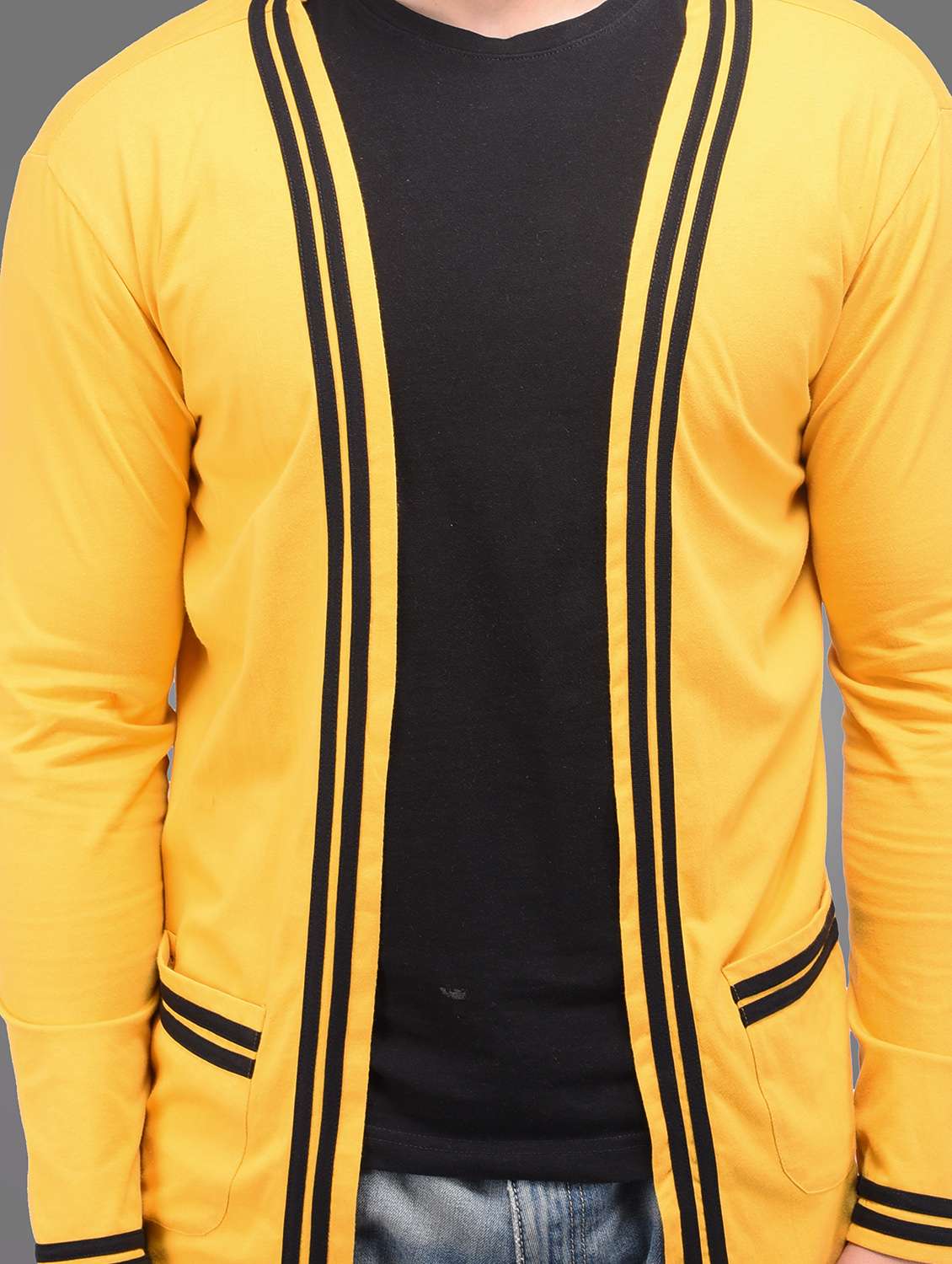 yellow cotton shrug - 15586656 - Standard Image - 3