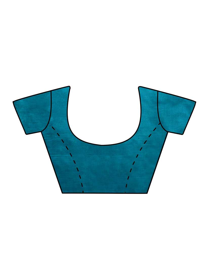 conversational bordered saree with blouse - 15589665 -  Standard Image - 3