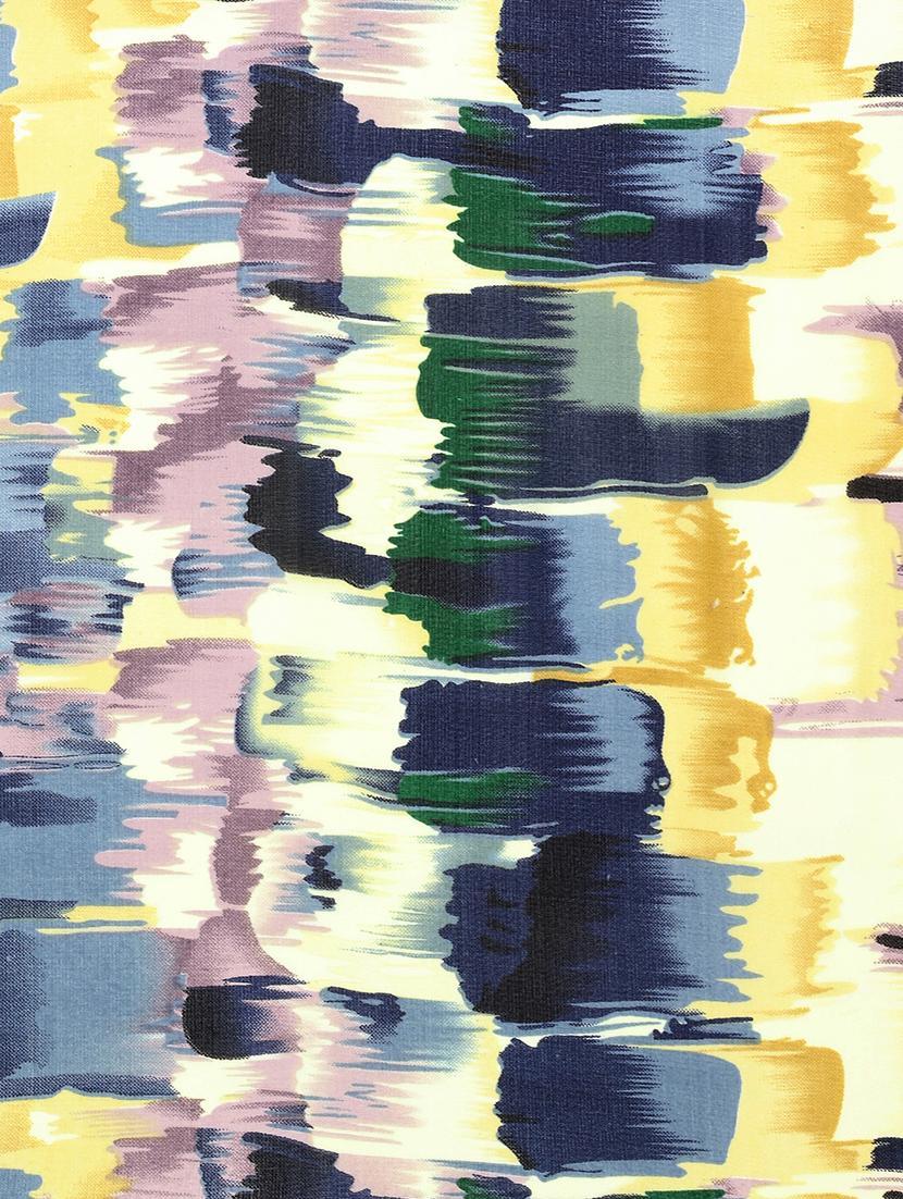 abstract printed saree with blouse - 15589807 - Standard Image - 3