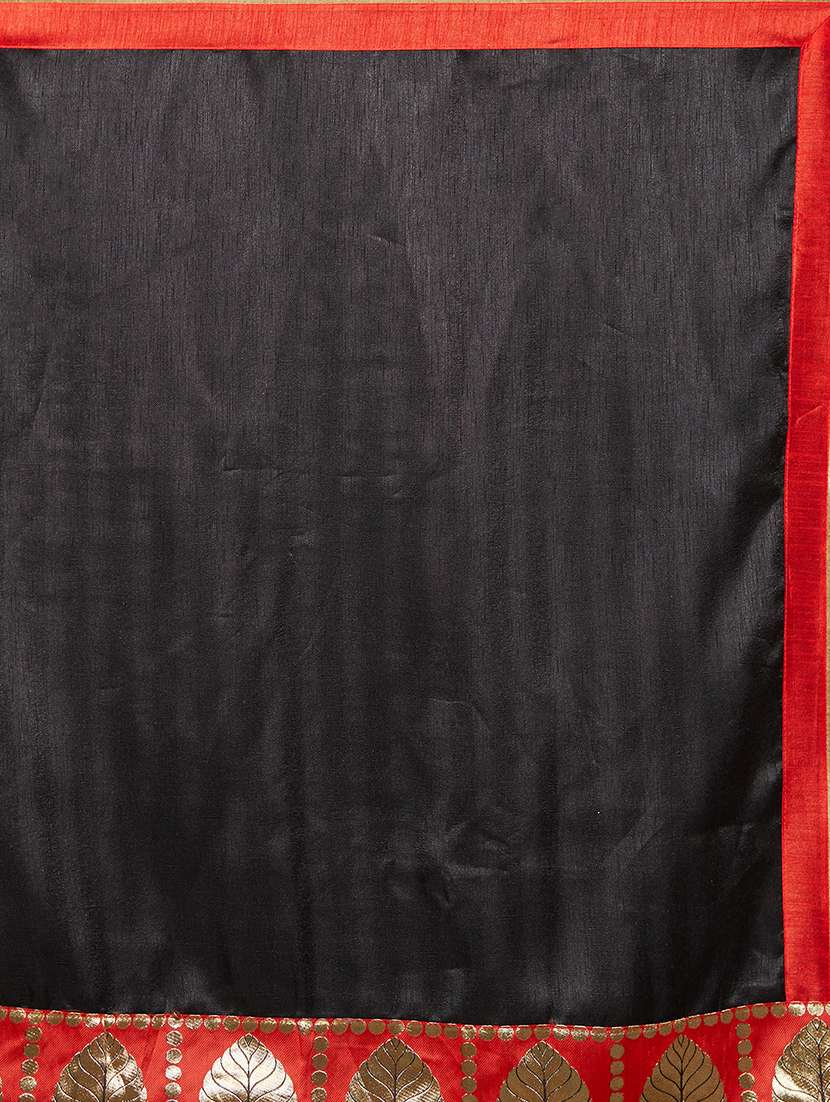 zari lace bordered saree with blouse - 15589868 -  Standard Image - 3