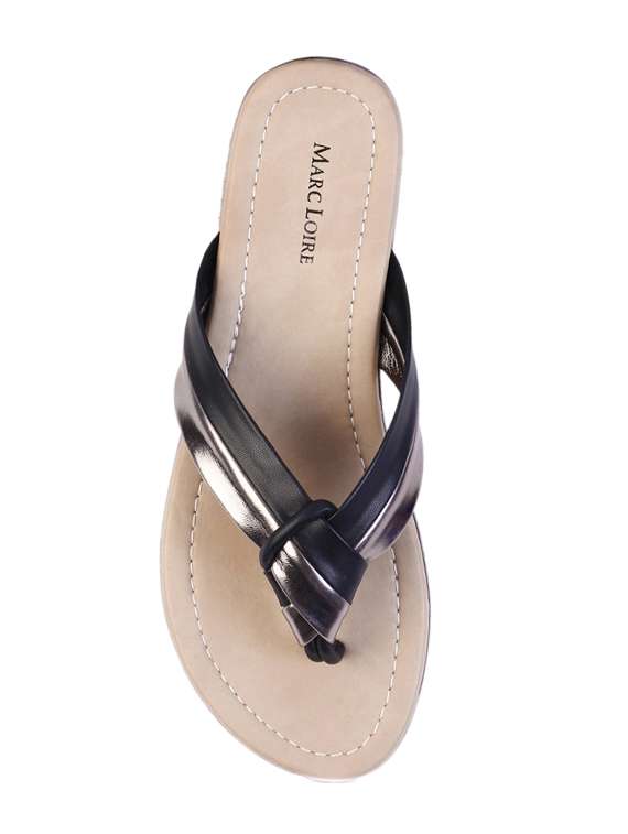 black flat forms sandals - 15603828 -  Standard Image - 3