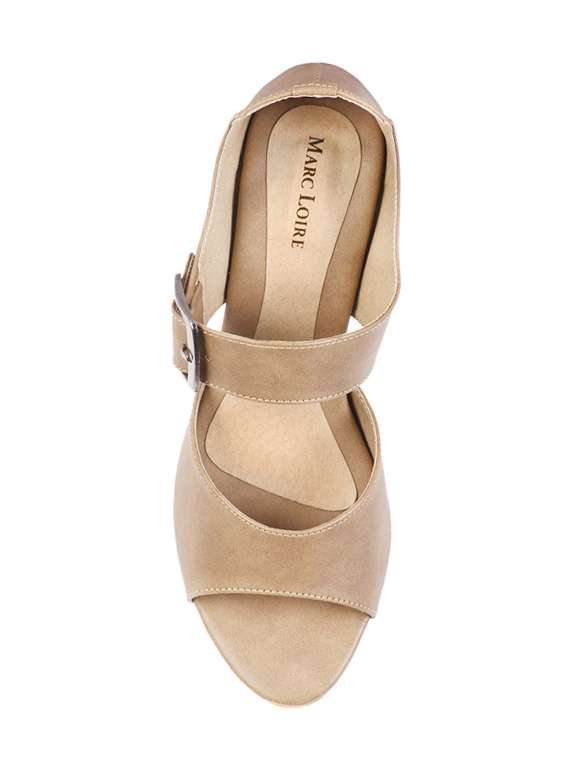 brown slip on sandals - 15603835 -  Standard Image - 3