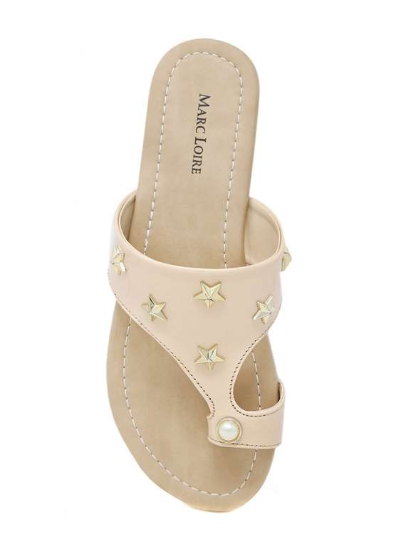 beige flat forms sandals - 15603840 - Standard Image - 3