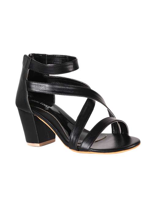 black ankle strap sandals - 15603848 - Standard Image - 0