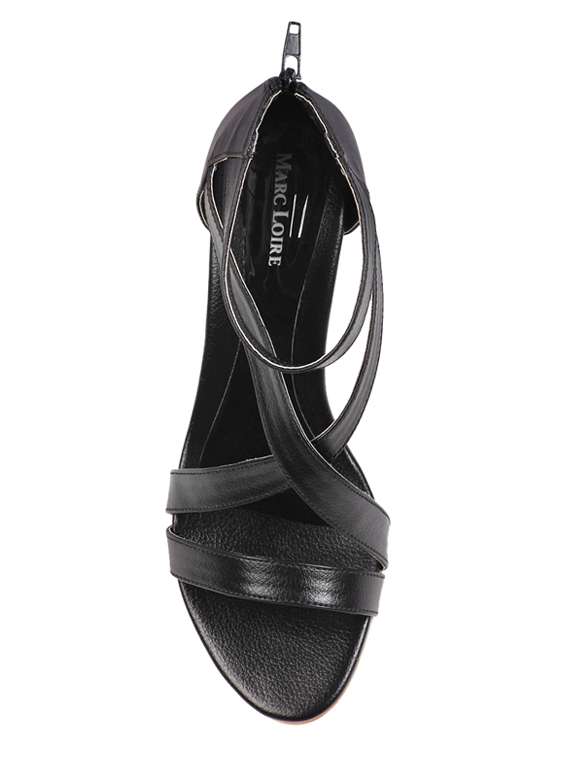 black ankle strap sandals - 15603848 - Standard Image - 3