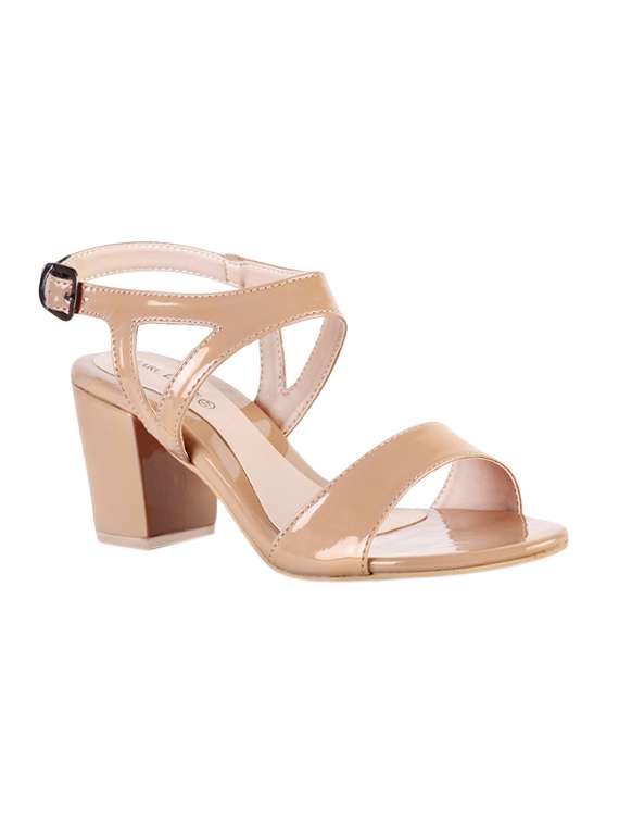 brown back strap sandals