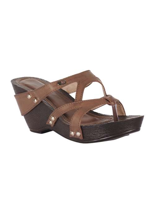 brown platforms wedges - 15603898 -  Standard Image - 0