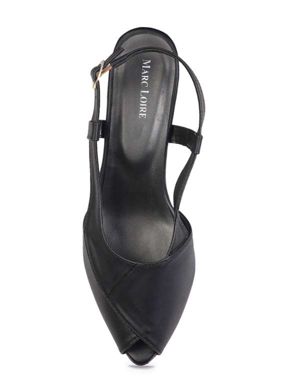 black back strap sandals - 15603910 - Standard Image - 3