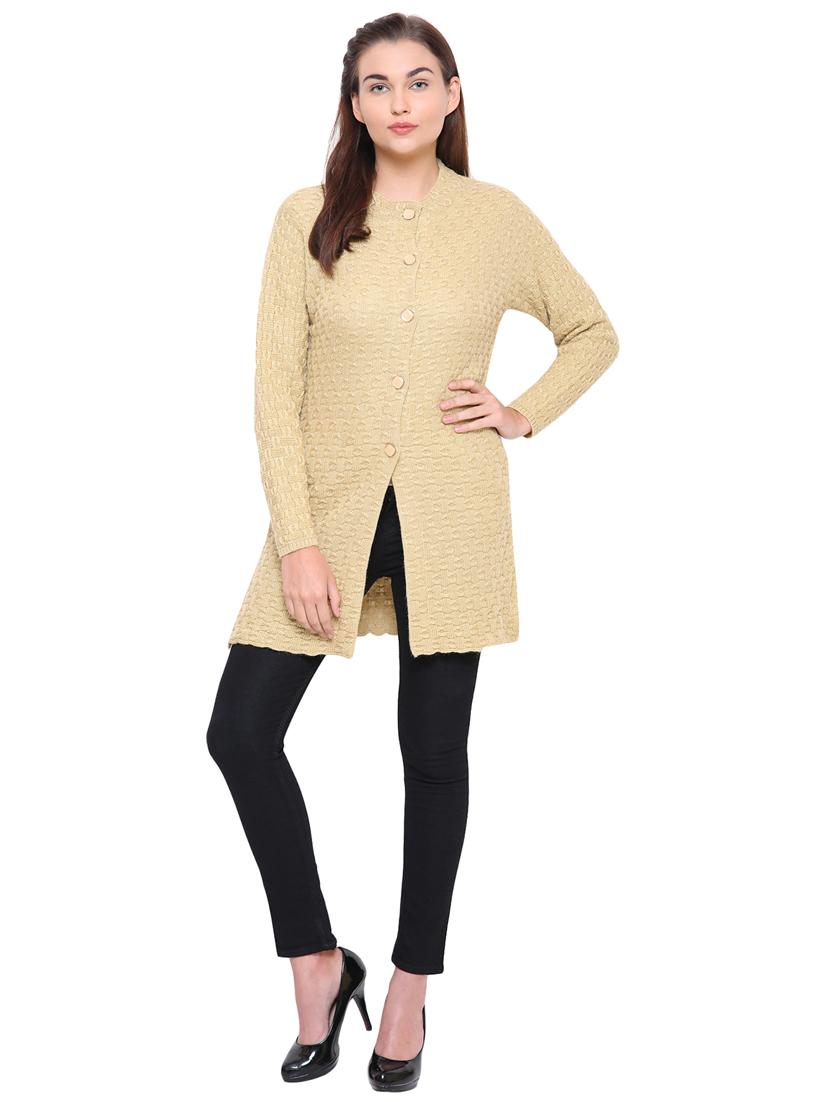 beige cable knit cardigan - 15607334 - Standard Image - 3