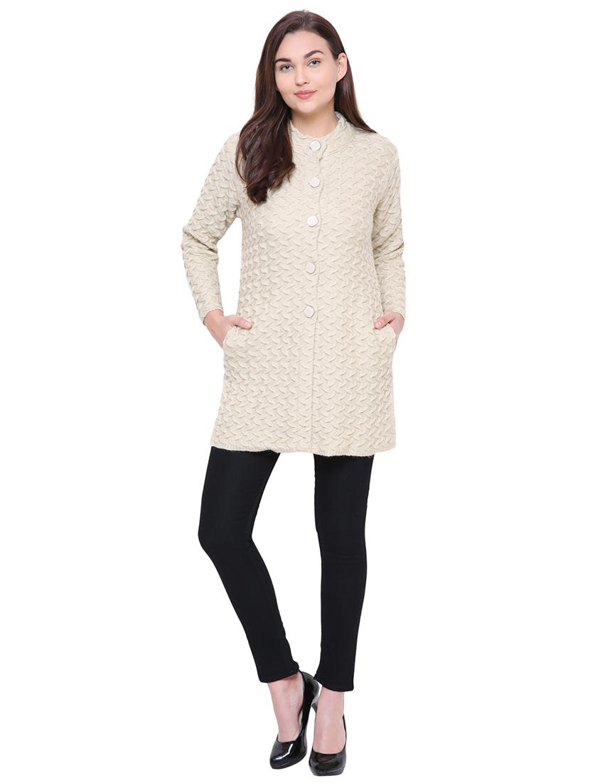 beige knitted cardigan - 15607338 - Standard Image - 3