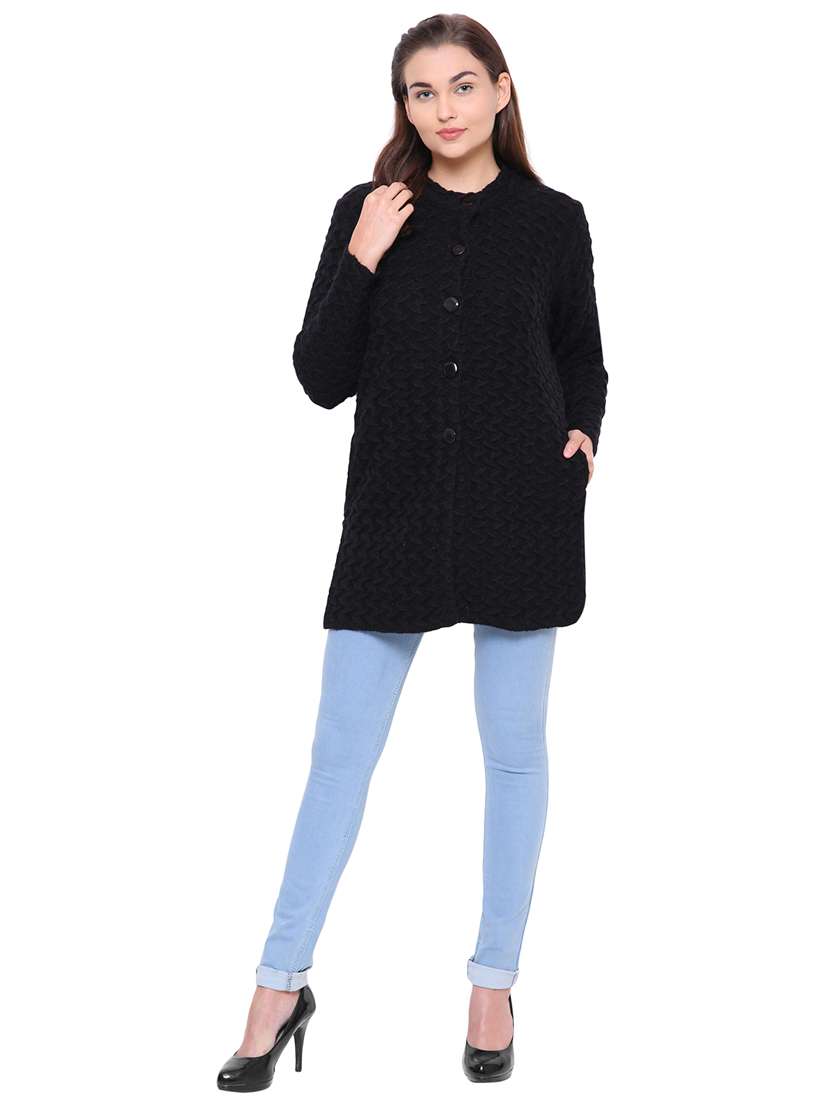 black knitted cardigan - 15607341 -  Standard Image - 3
