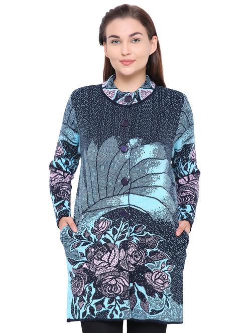 floral pocket detail cardigan - 15607354 -  Standard Image - 0