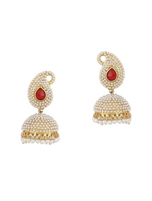 gold tone jhumka - 15612505 - Standard Image - 0
