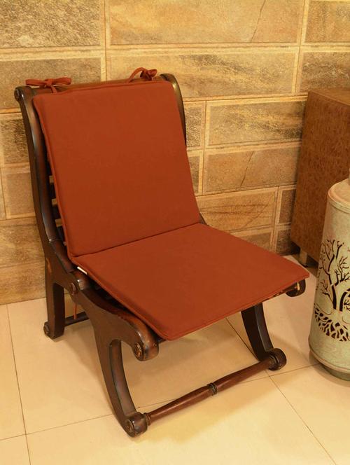 cotton chair pads with tie strings and foam filling, set of 2 pcs. - 15620535 - Standard Image - 0