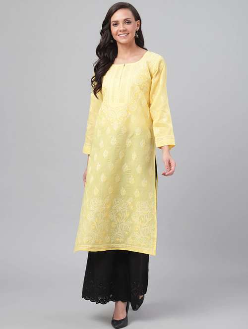 women's straight kurta - 15623877 - Standard Image - 0