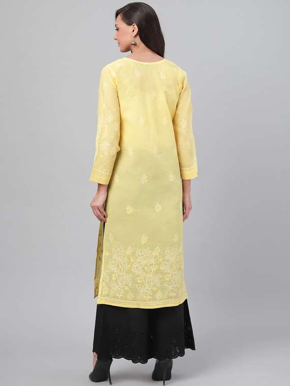 women's straight kurta - 15623877 - Standard Image - 3