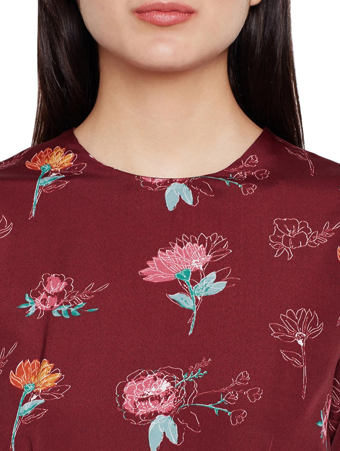 women's asymmetric floral dress - 15624378 - Standard Image - 3