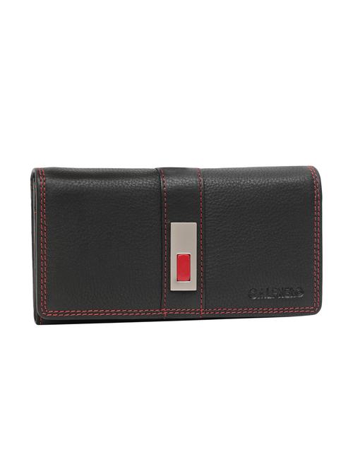 black leather wallet - 15627195 -  Standard Image - 0