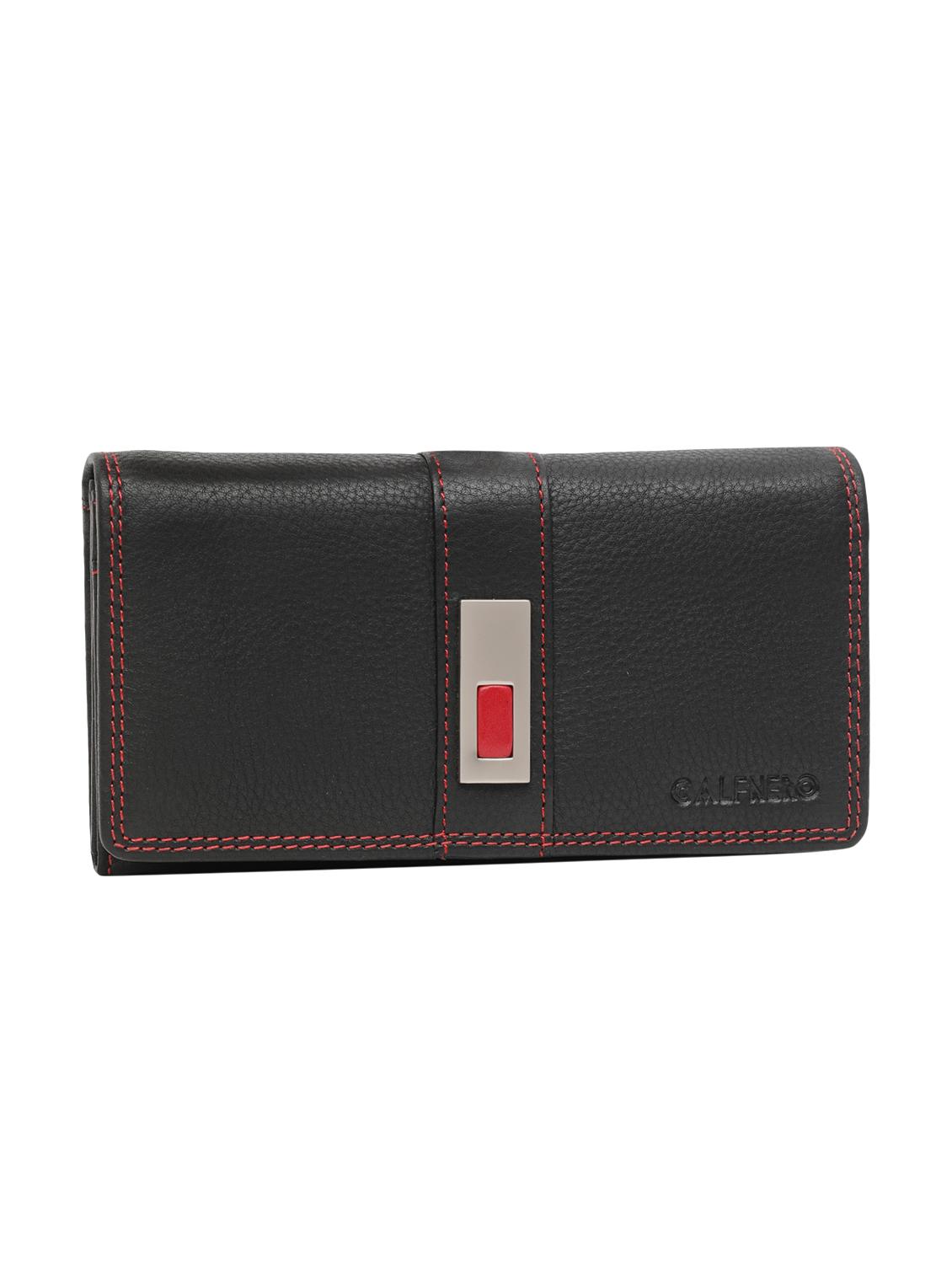 black leather wallet - 15627195 -  Zoom Image - 0