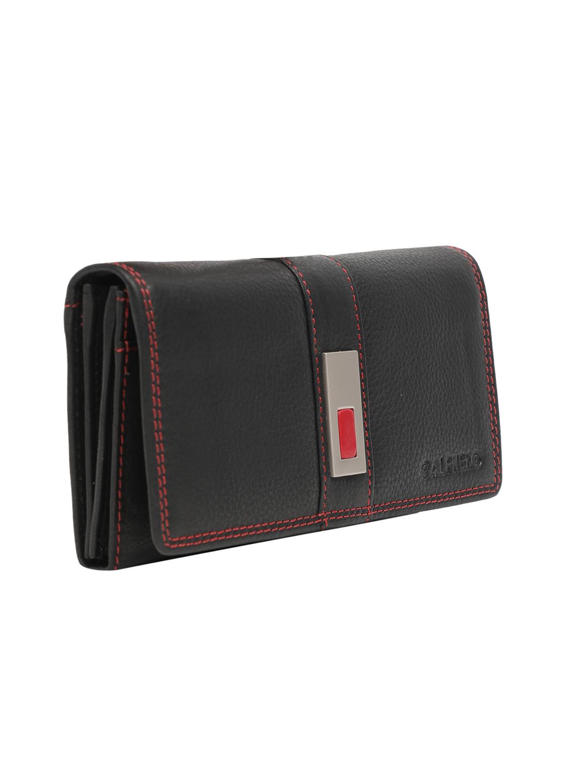 black leather wallet - 15627195 - Standard Image - 3