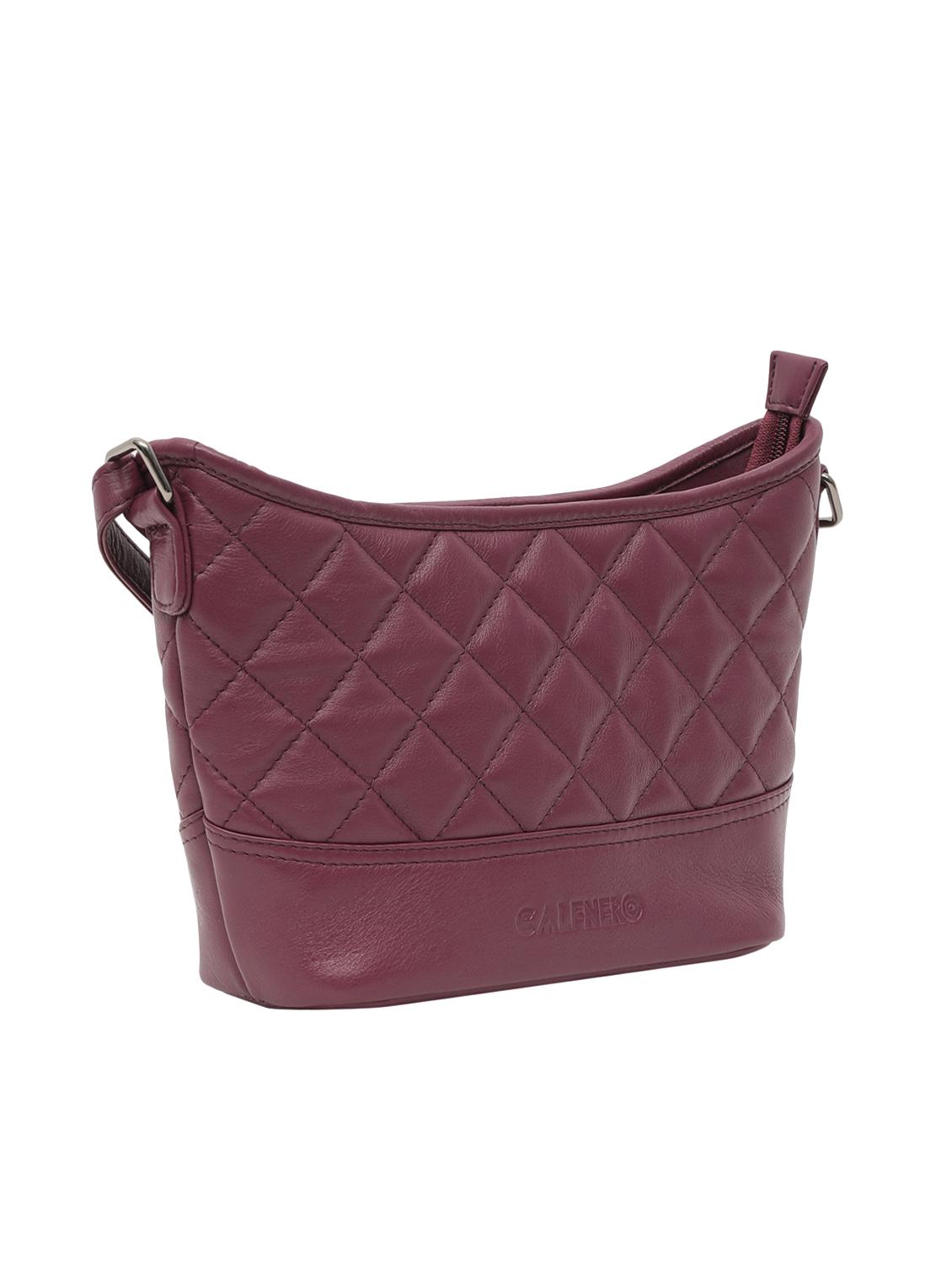 purple leatherette (pu) sling bag - 15628726 - Standard Image - 3