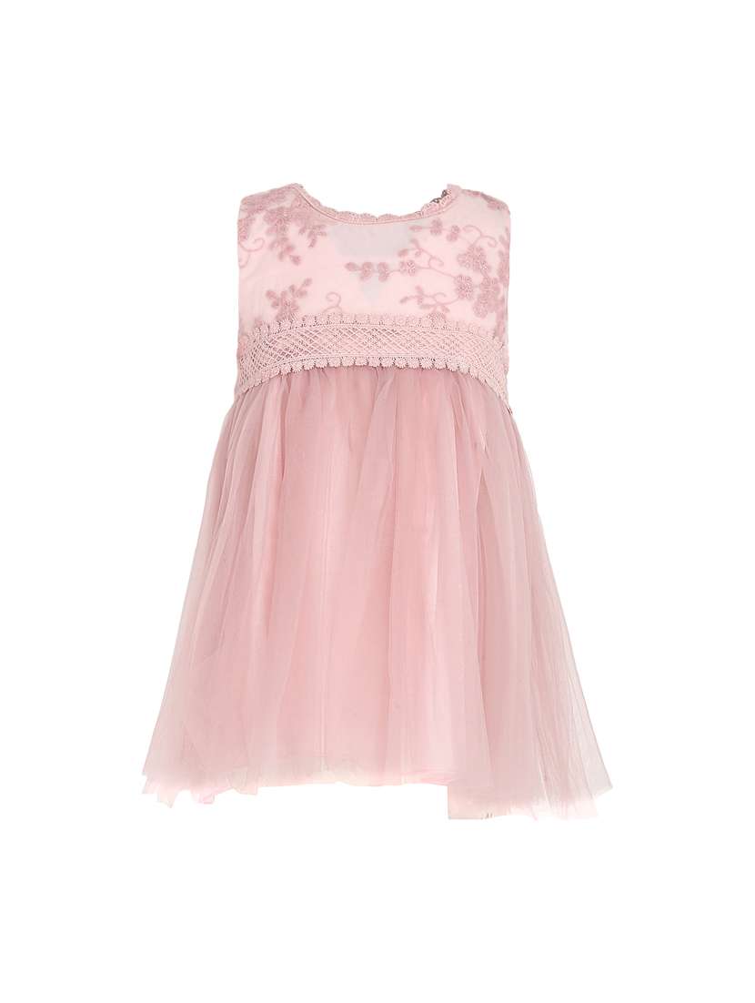 girls round neck sleeveless frock - 15628880 - Zoom Image - 0