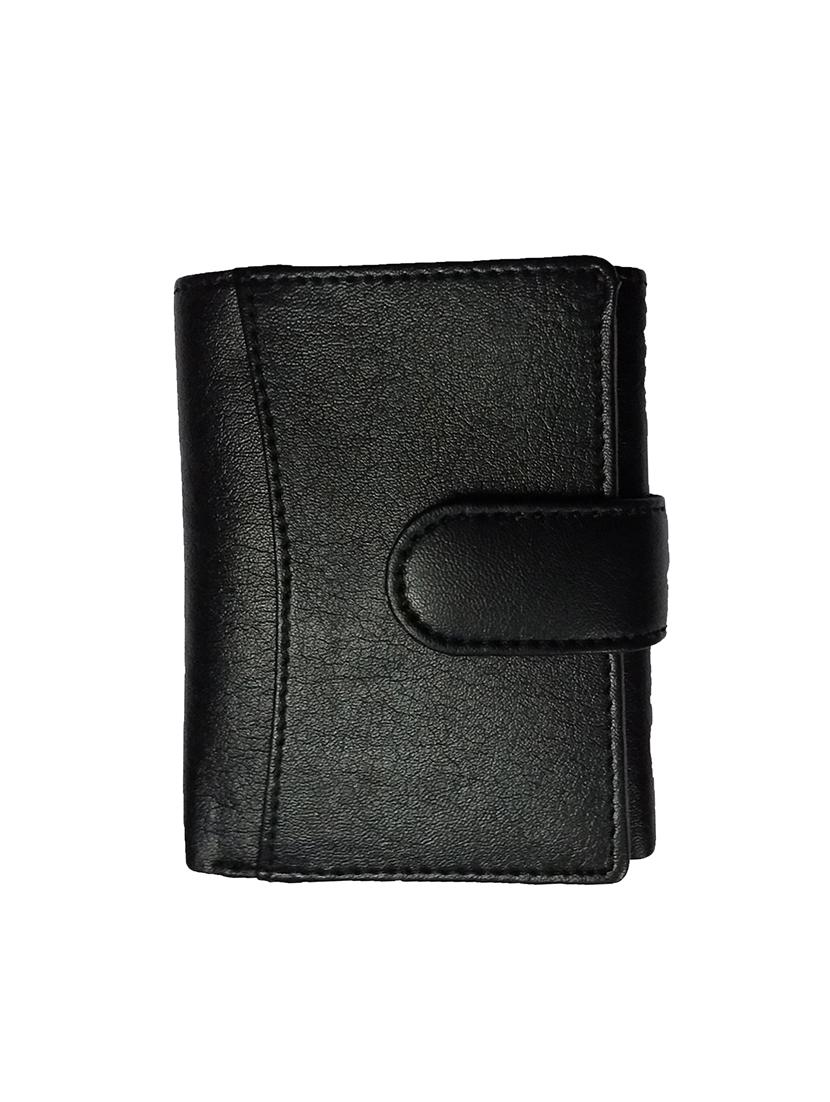 black leatherette wallet - 15630707 - Zoom Image - 0