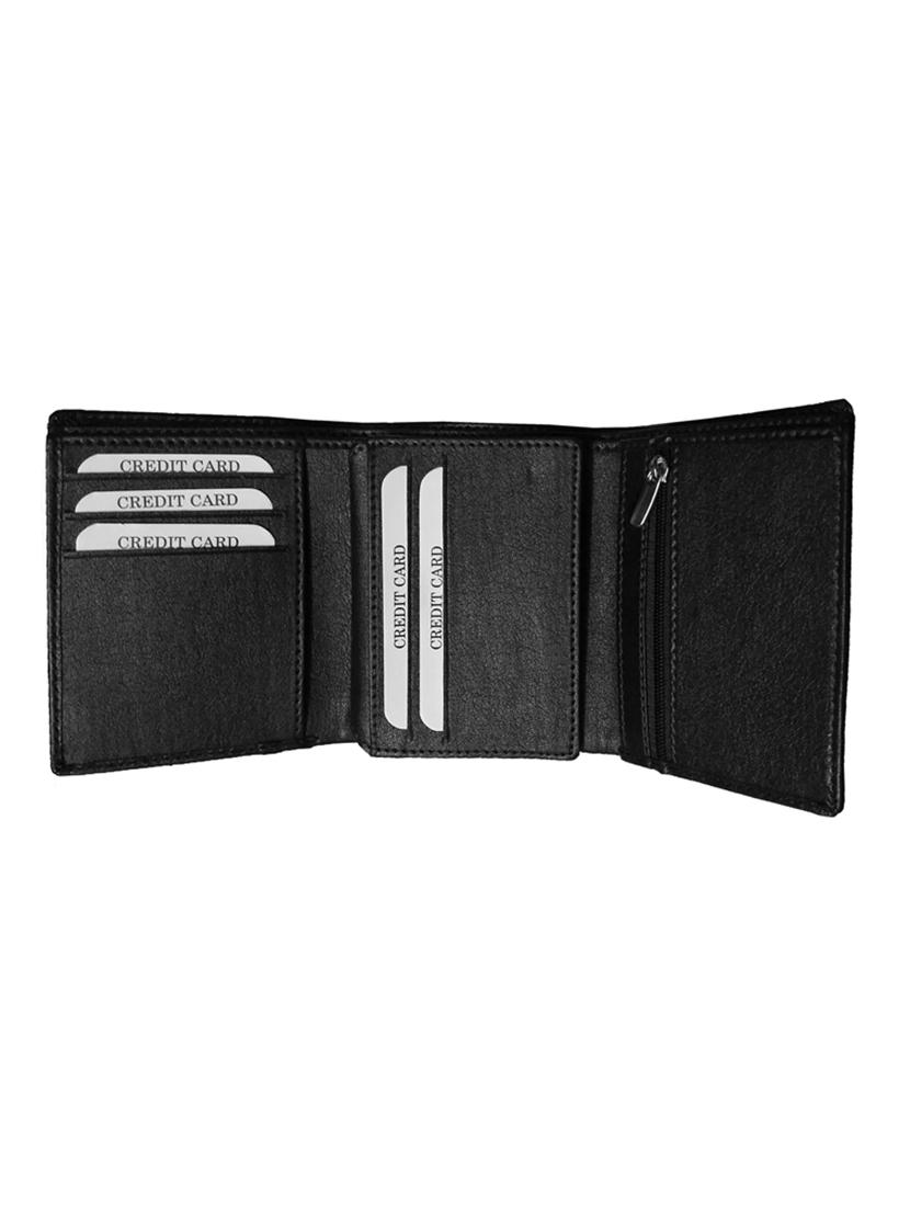 black leatherette wallet - 15630707 - Standard Image - 3