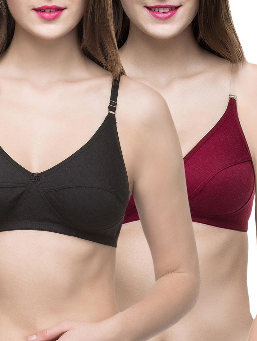 set of 2 floral patch bras - 15632286 - Zoom Image - 0