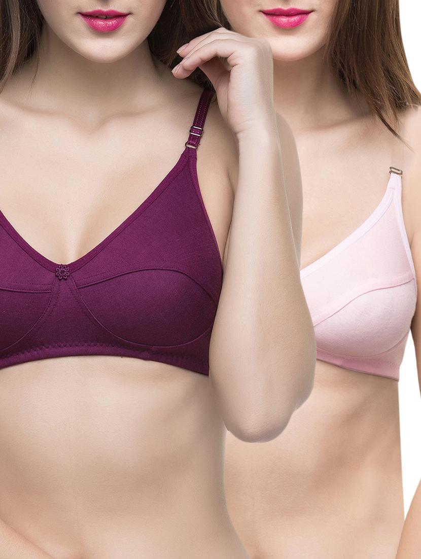 set of 2 floral patch bras - 15632300 - Zoom Image - 0