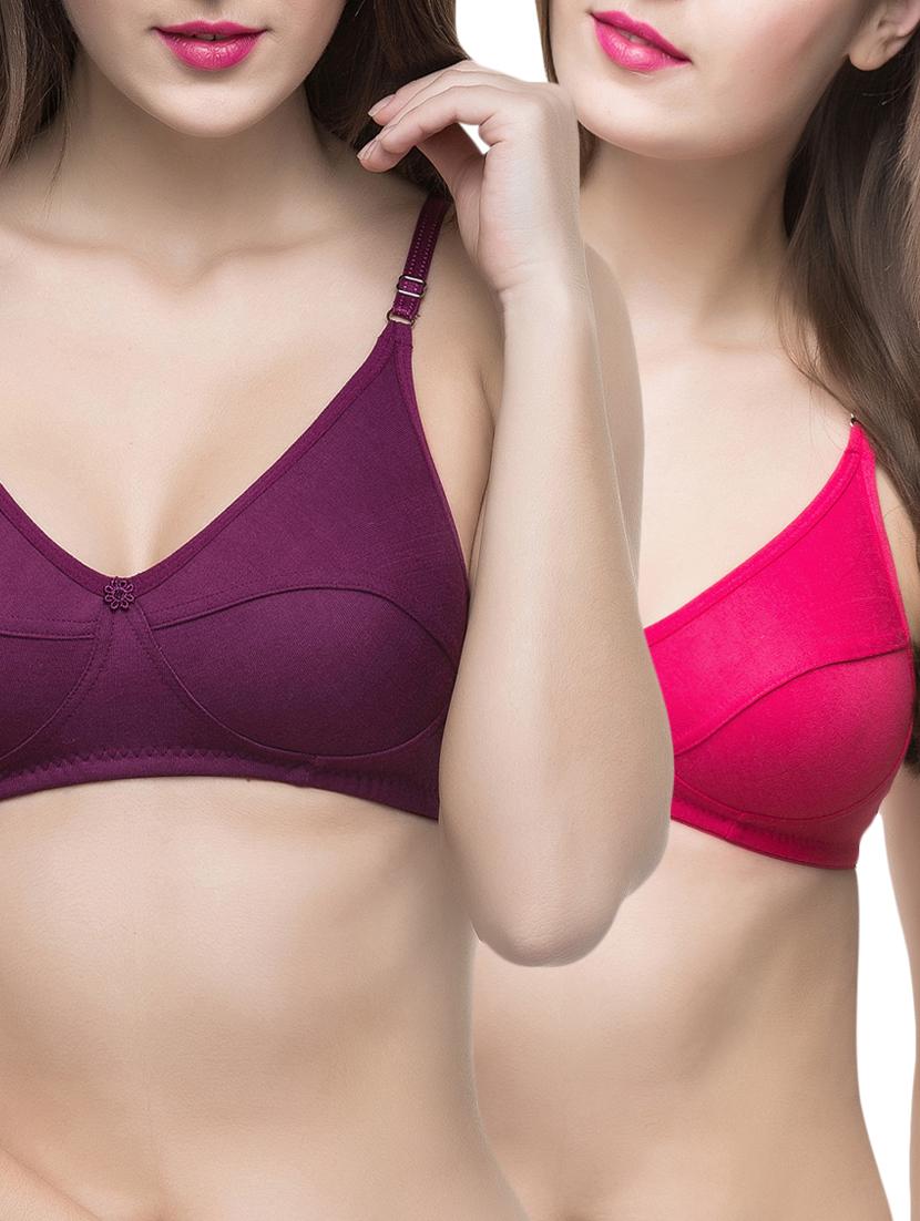 set of 2 floral patch bras - 15632302 - Zoom Image - 0