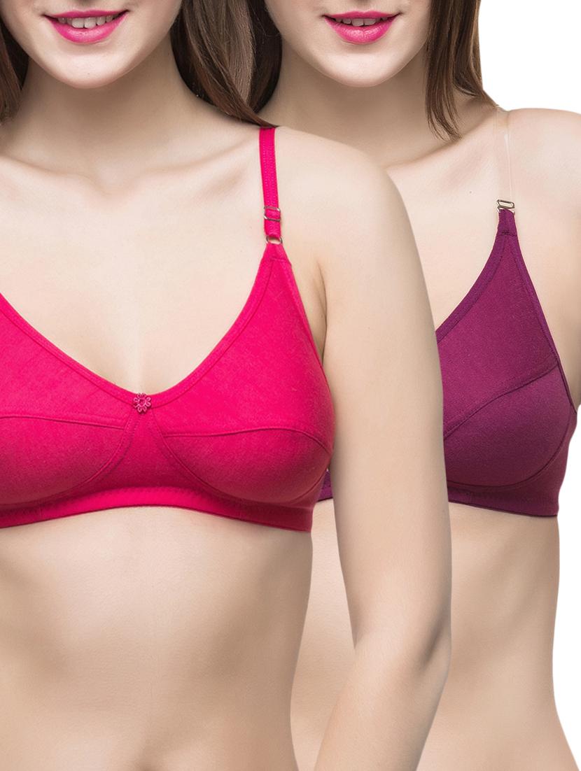 set of 2 floral patch bras - 15632308 - Zoom Image - 0