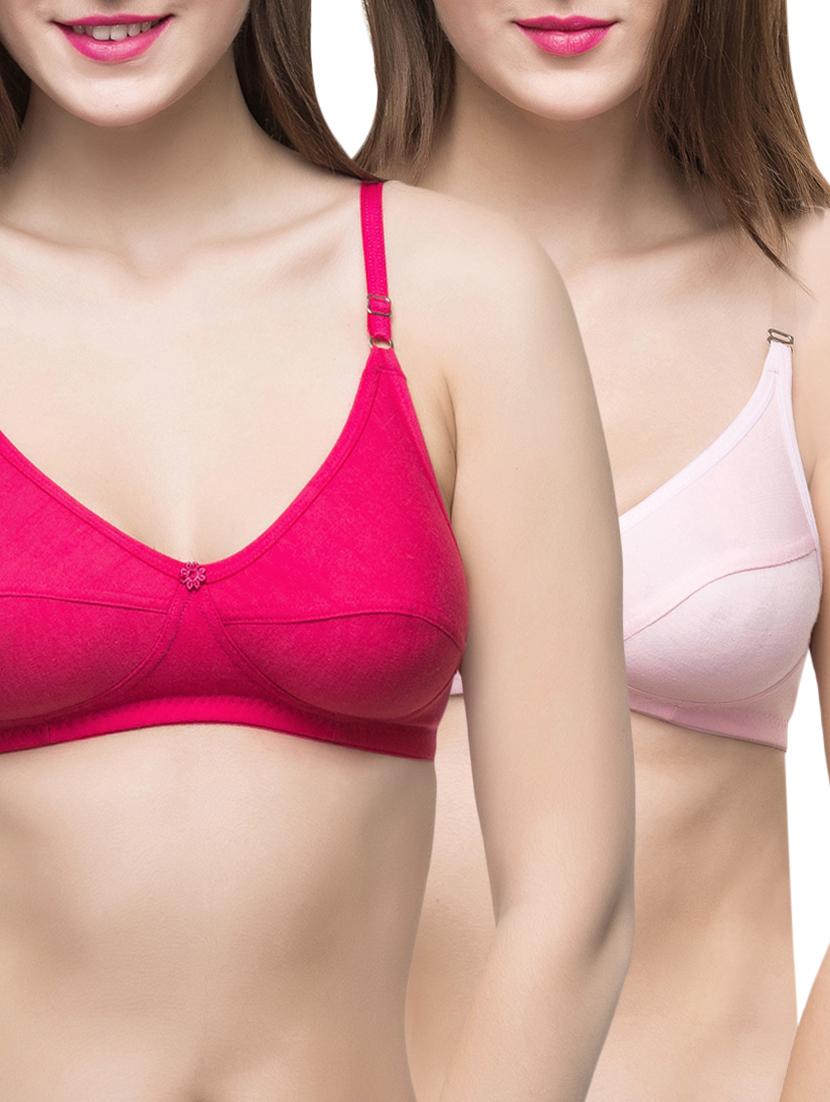 set of 2 floral patch bras - 15632338 - Zoom Image - 0