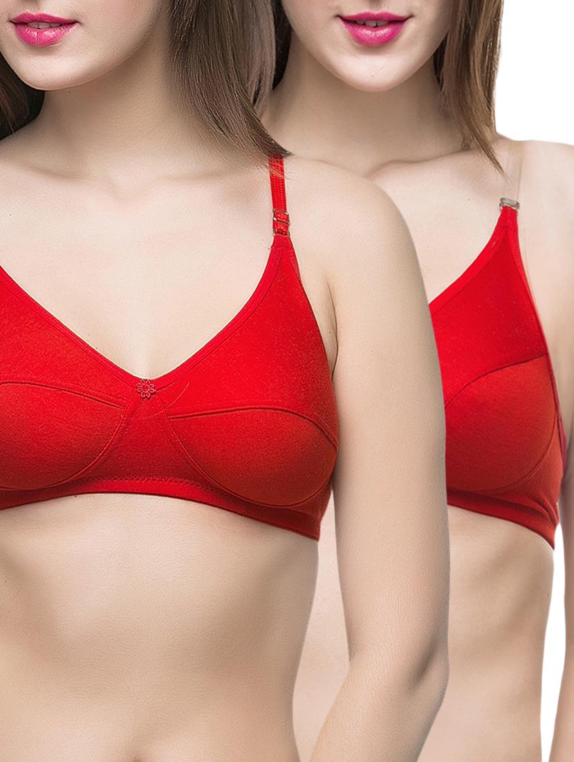set of 2 floral patch bras - 15632352 - Zoom Image - 0