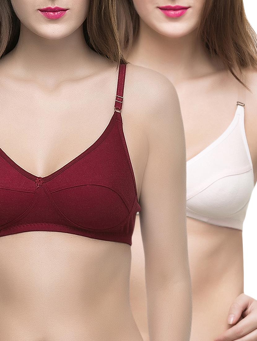 set of 2 floral patch bras - 15632363 - Zoom Image - 0