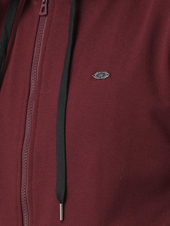 maroon cotton sweatshirt - 15641515 - Standard Image - 3