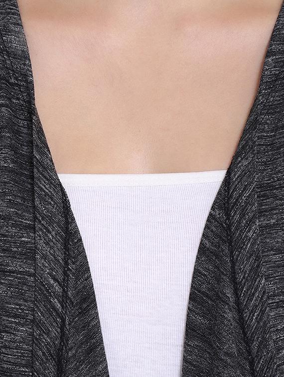 grey asymmetric shrug - 15651116 - Standard Image - 3