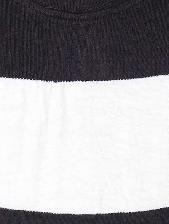 black cotton cut & sew t-shirt - 15651699 - Standard Image - 3