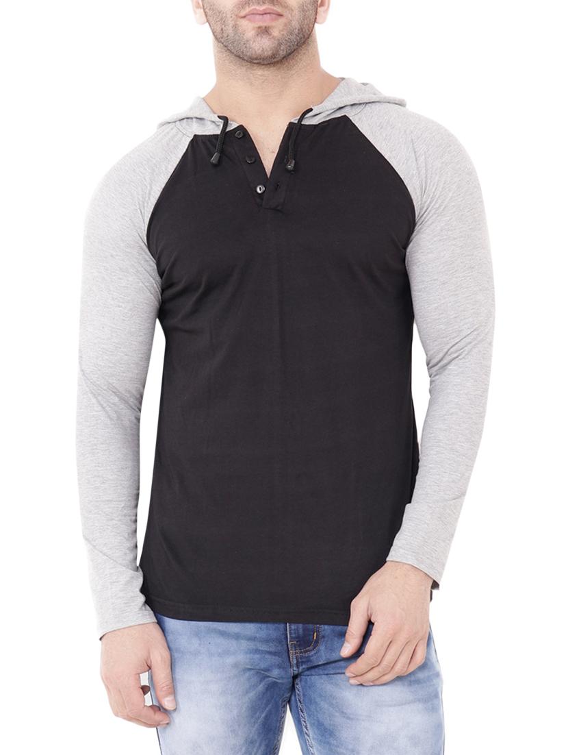 men color block raglan sleeve t-shirt - 15651703 -  Zoom Image - 0