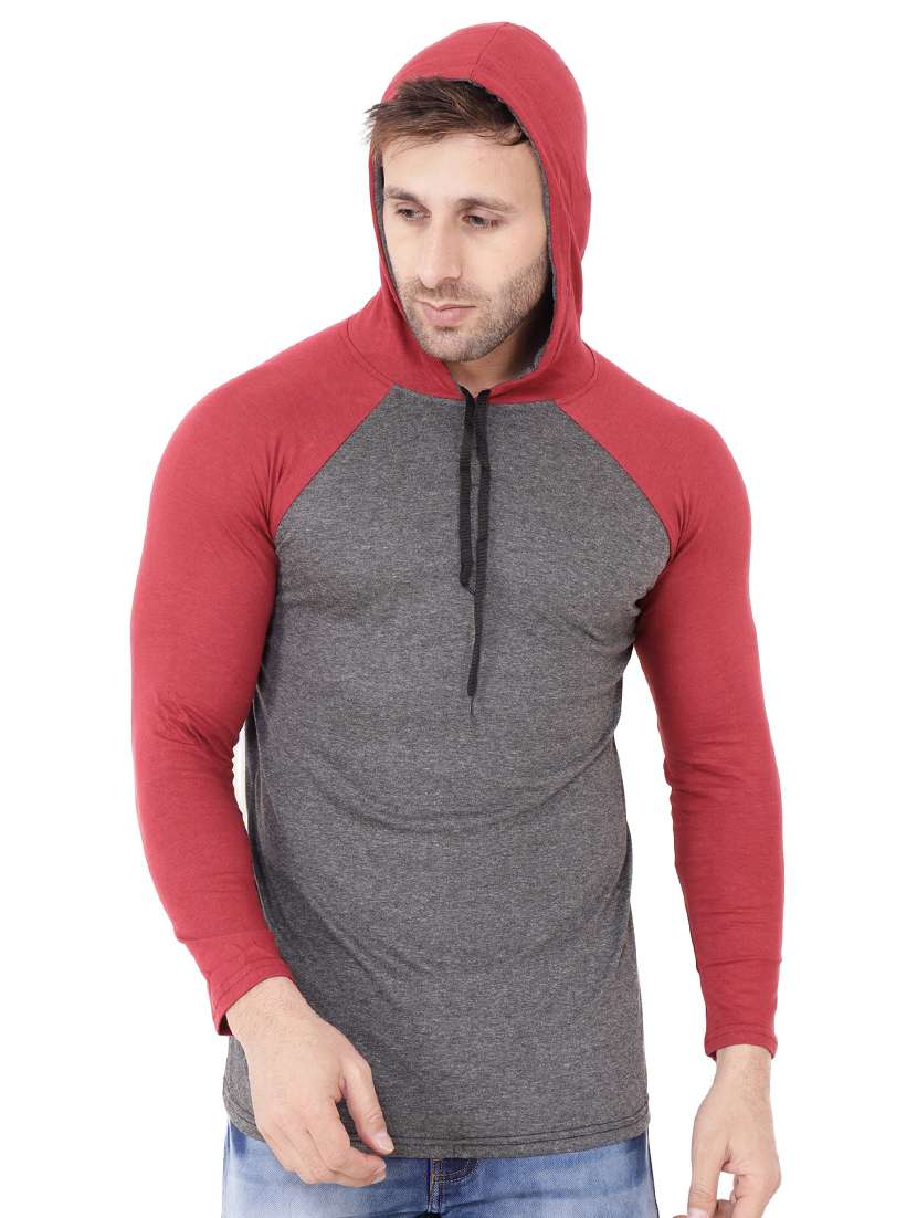 grey cotton raglan t-shirt - 15651704 -  Standard Image - 3
