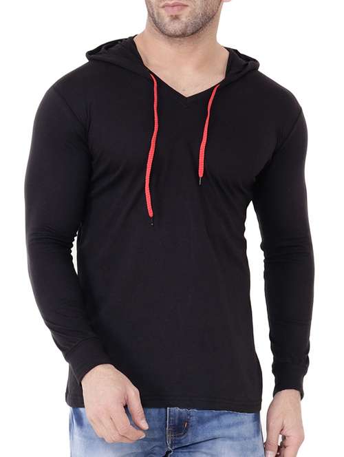 black cotton t-shirt - 15651713 - Standard Image - 0