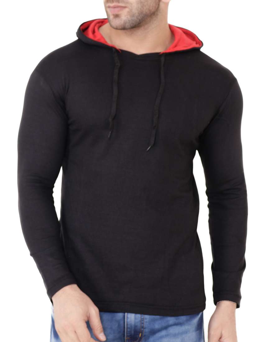 black cotton t-shirt