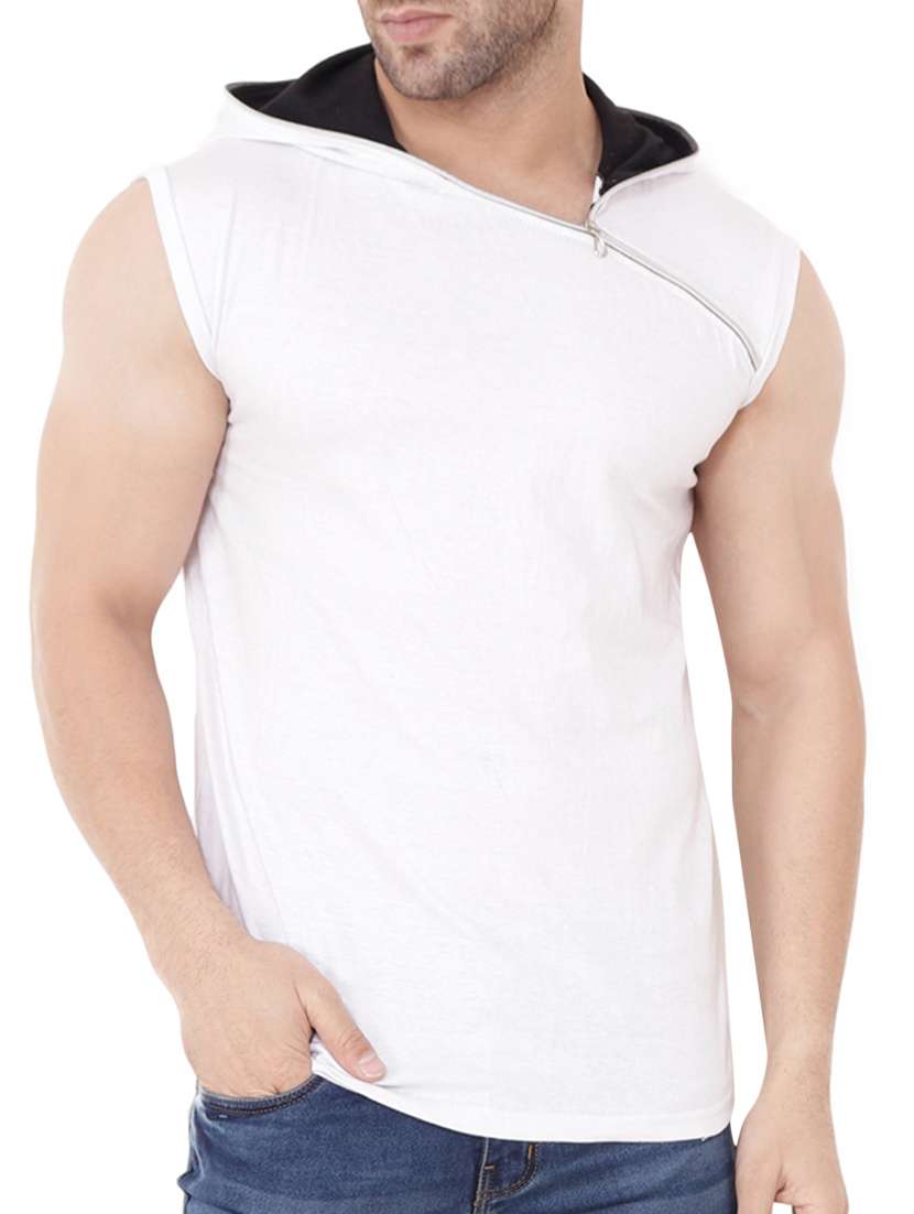 white cotton t-shirt - 15651734 - Zoom Image - 0