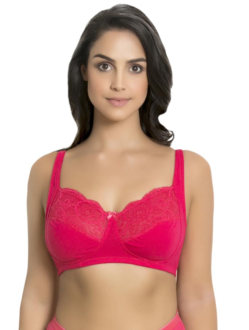lace detail scallop trim bra - 15652859 - Zoom Image - 0