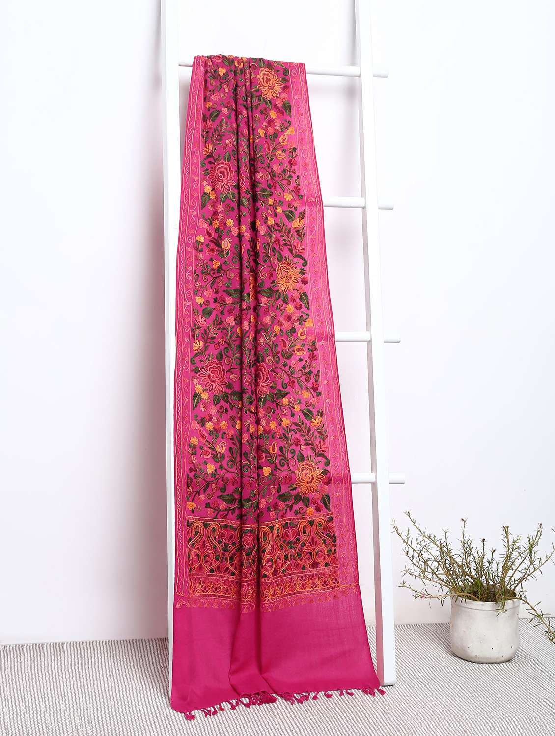 Pashmina Wool Embroidered Shawl